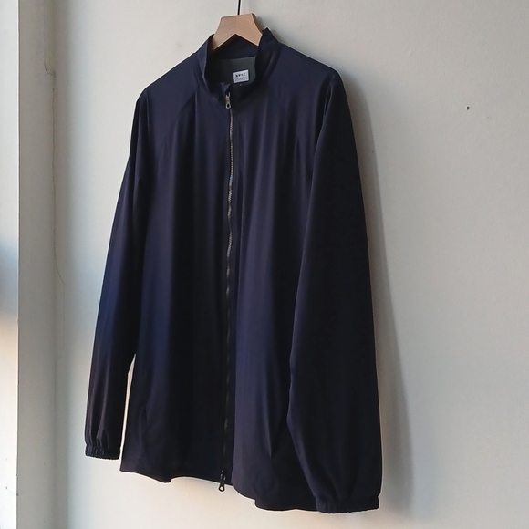 NWKC Merino Wool Lined Shell Jacket Navy Blue Men's XL - Picture 2 of 9